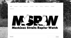 Desktop Screenshot of mackinacraptorwatch.org